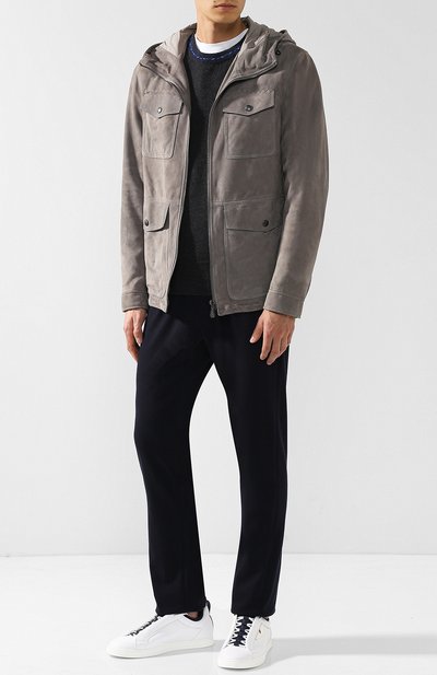 Кожаная куртка на молнии с капюшоном BOTTEGA VENETA, арт. 513685/VEPN0, фото 2