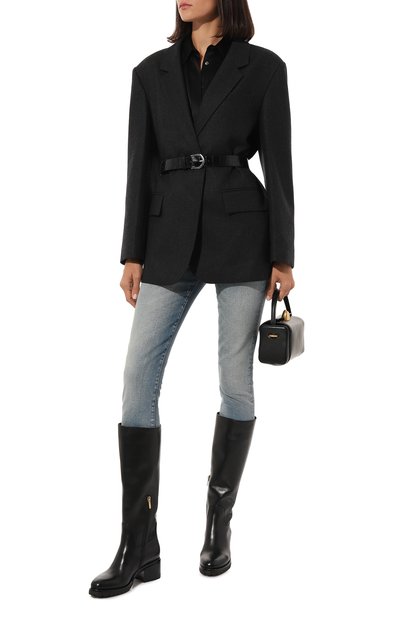 Кожаные сапоги SANTONI, арт. WSDY70615SM1BSW6, фото 2