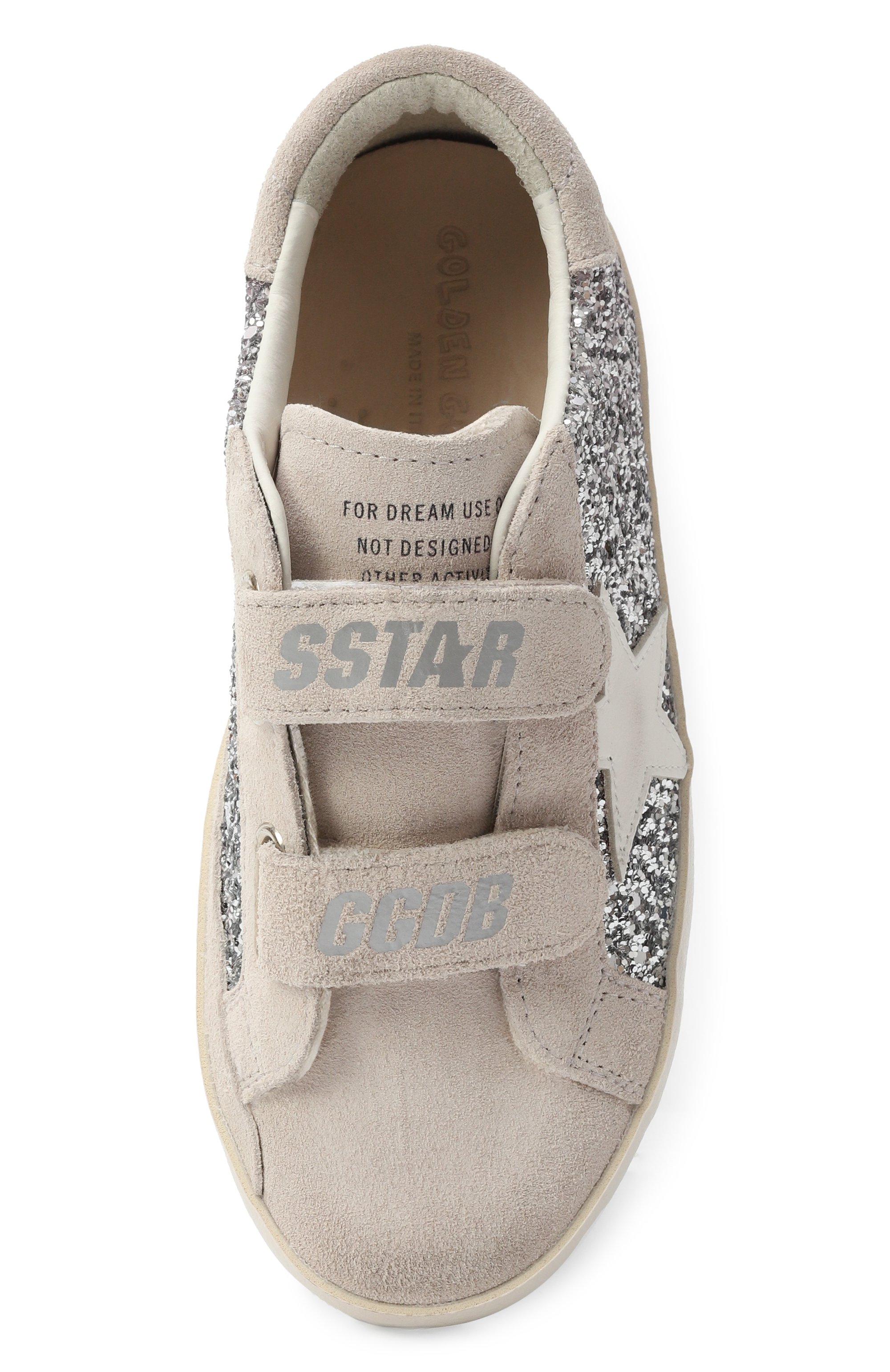 Замшевые кеды old school GOLDEN GOOSE DELUXE BRAND, арт. GYF00111.F007426, фото 4