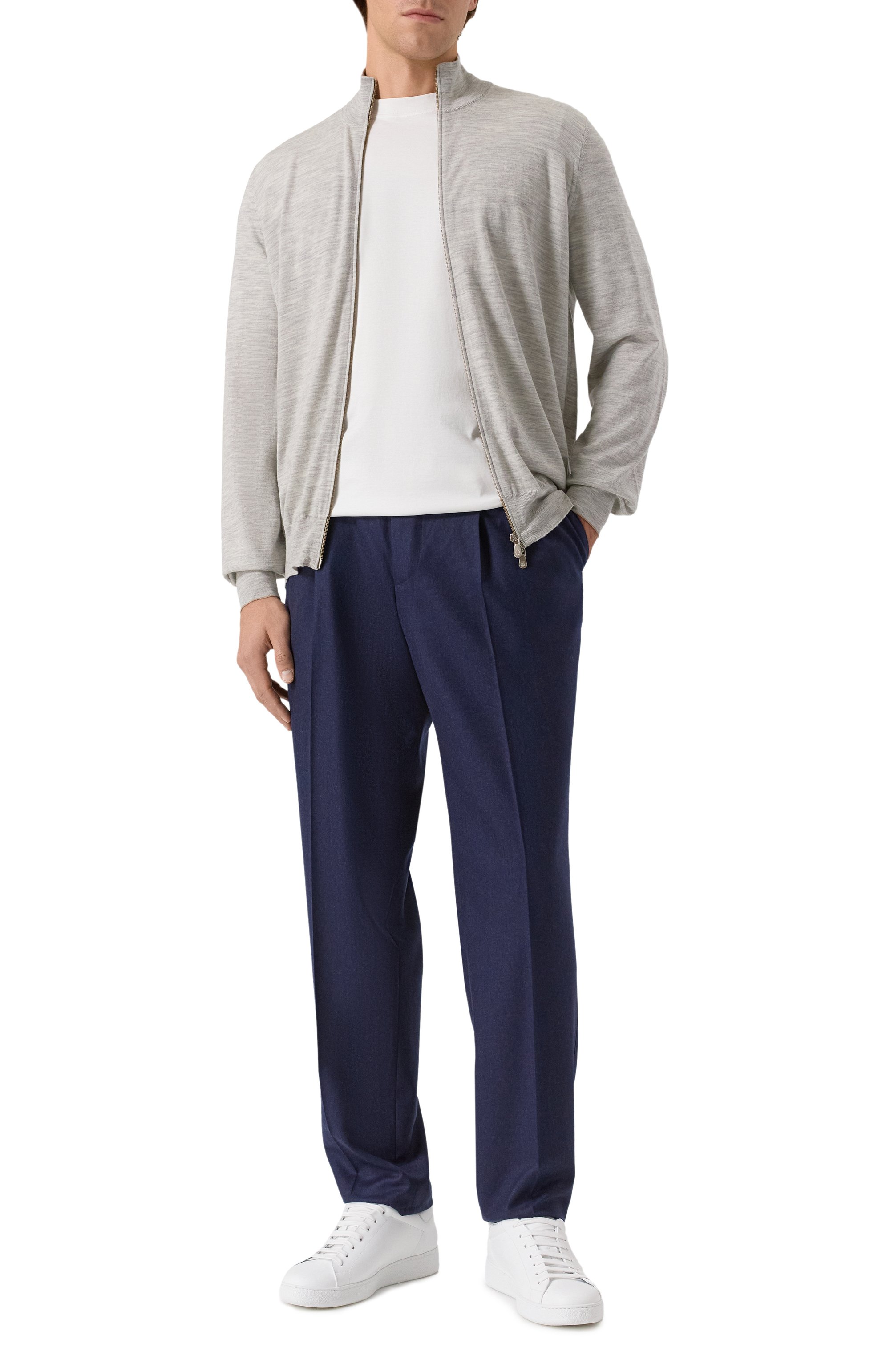 Кардиган из шерсти и кашемира BRUNELLO CUCINELLI, арт. M2400106, фото 2