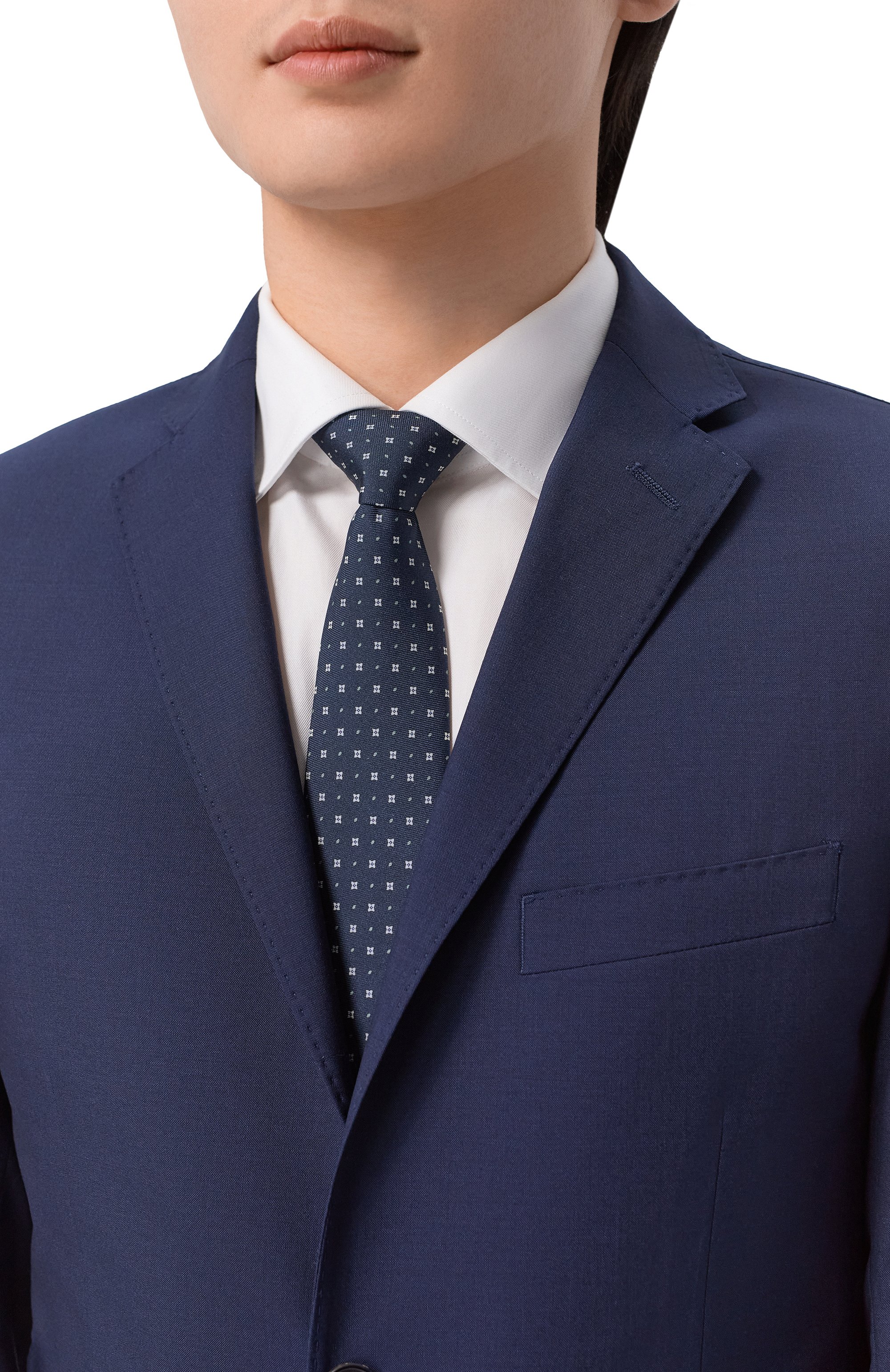 Шелковый галстук CANALI, арт. 18/HS04582, фото 2