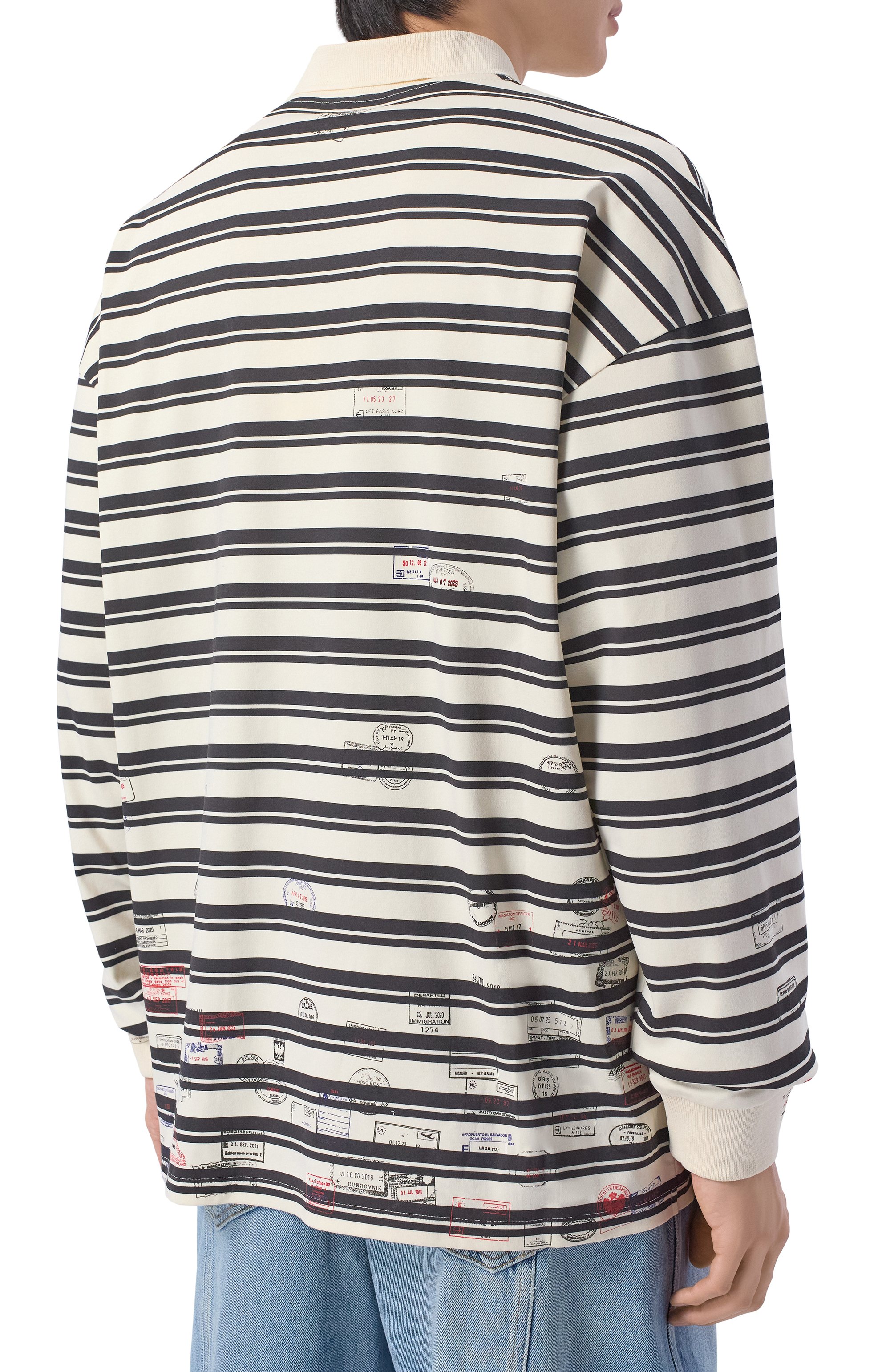 Хлопковое поло VETEMENTS, арт. ME76P0231WB/26430 JERSEY, фото 4
