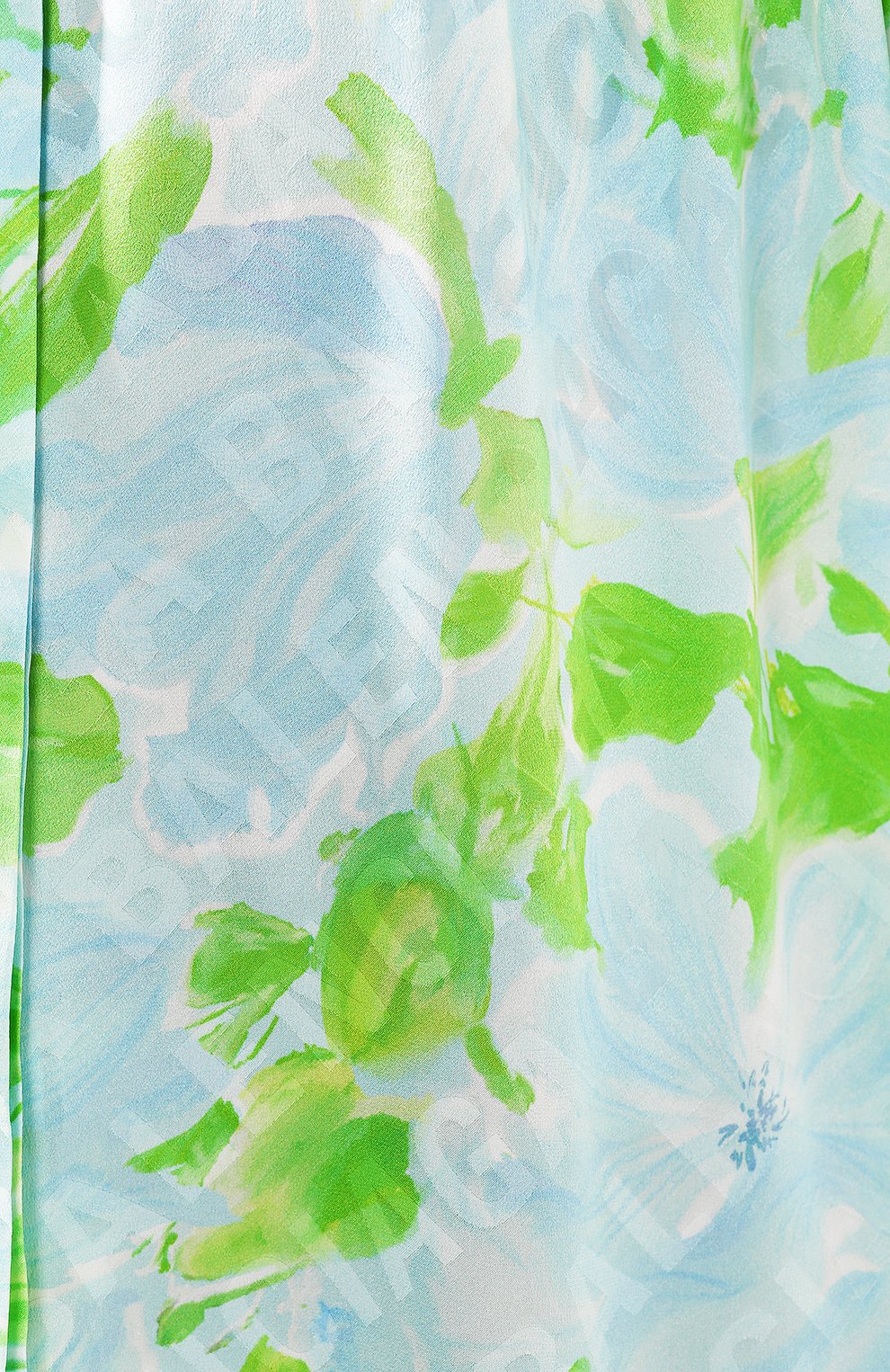 Шелковая блузка BALENCIAGA зеленого цвета по цене 119000 руб., арт. 602571/TILE8, фото 5 Шелковая блузка BALENCIAGA, арт. 602571/TILE8, фото 5