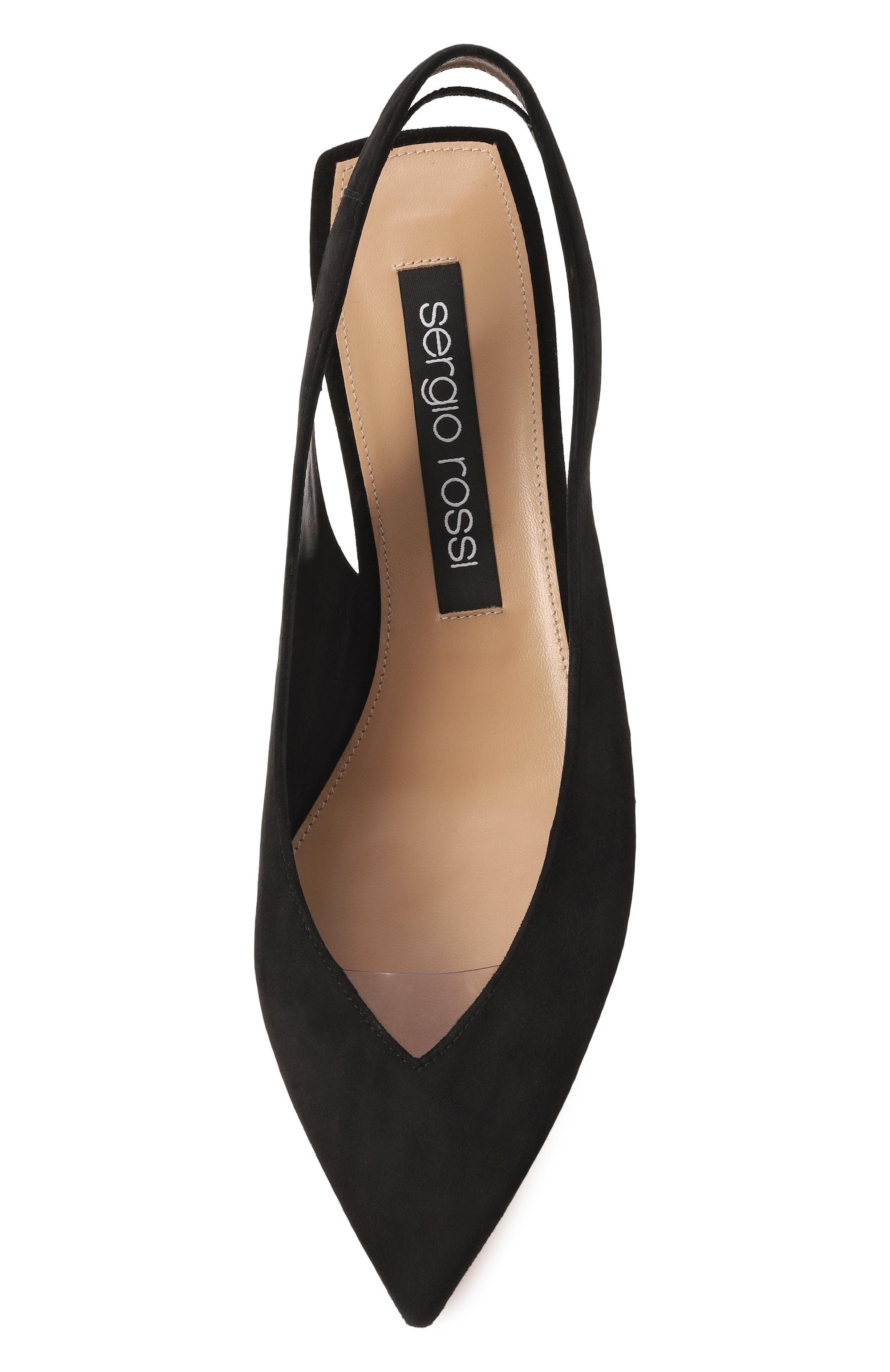 Замшевые балетки sr milano SERGIO ROSSI, арт. A83460-MFN198, фото 6