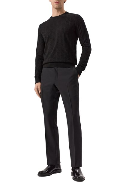 Кожаные челси altavilla DOLCE & GABBANA черного цвета по цене 72400 руб., арт. A60602/A1471, фото 2 Кожаные челси altavilla DOLCE & GABBANA, арт. A60602/A1471, фото 2