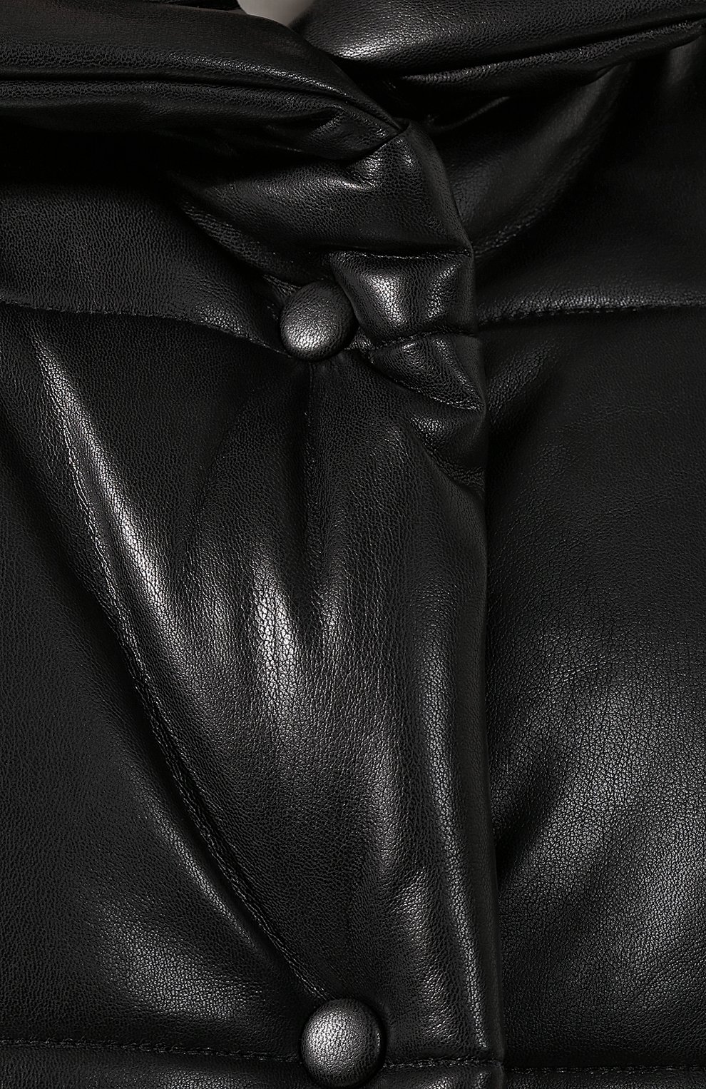 Утепленный жилет NANUSHKA, арт. M0RILL0_BLACK_VEGAN LEATHER, фото 5