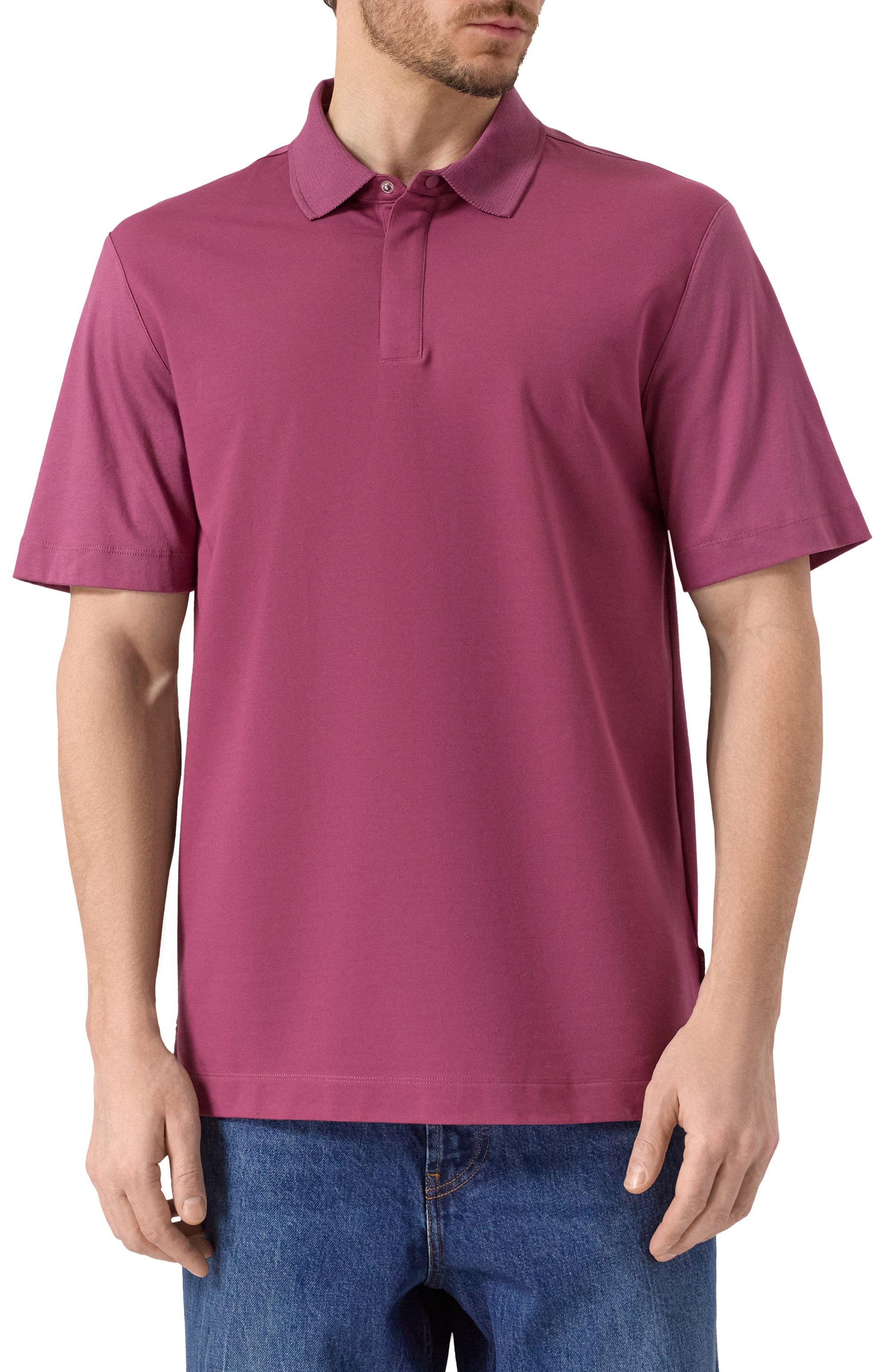 Хлопковое поло BOSS, арт. 50531949, фото 3