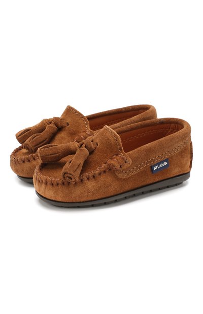 Замшевые мокасины с кисточками ATLANTA MOCASSIN, арт. 9AT1AC016GCMTT/21-27, фото 1