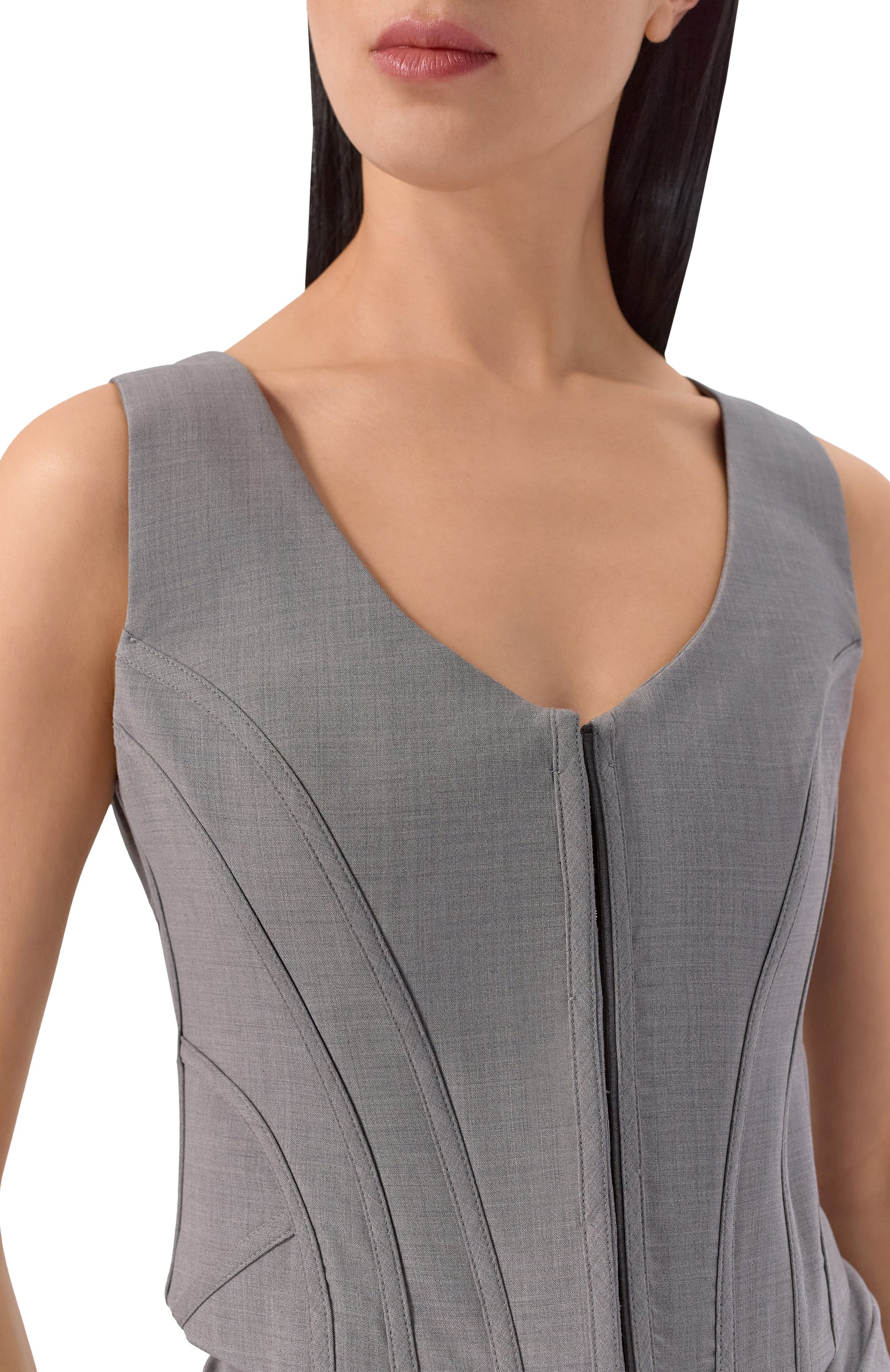 Шерстяной топ GIUSEPPE DI MORABITO, арт. 06PST0405 16327C, фото 5