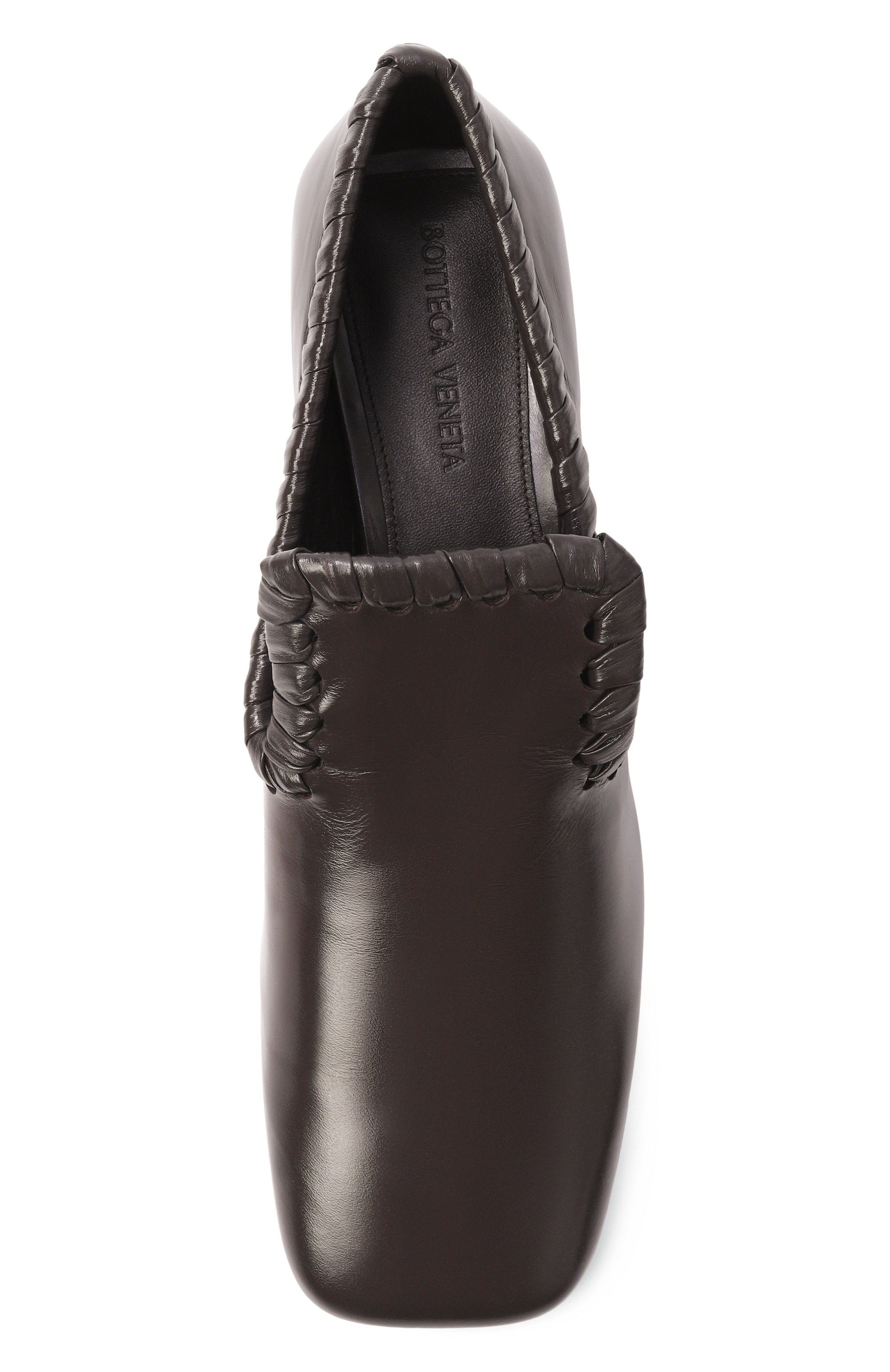 Кожаные туфли sabato BOTTEGA VENETA темно-коричневого цвета по цене 152000 руб., арт. 868212/V3H90, фото 6 Кожаные туфли sabato BOTTEGA VENETA, арт. 868212/V3H90, фото 6