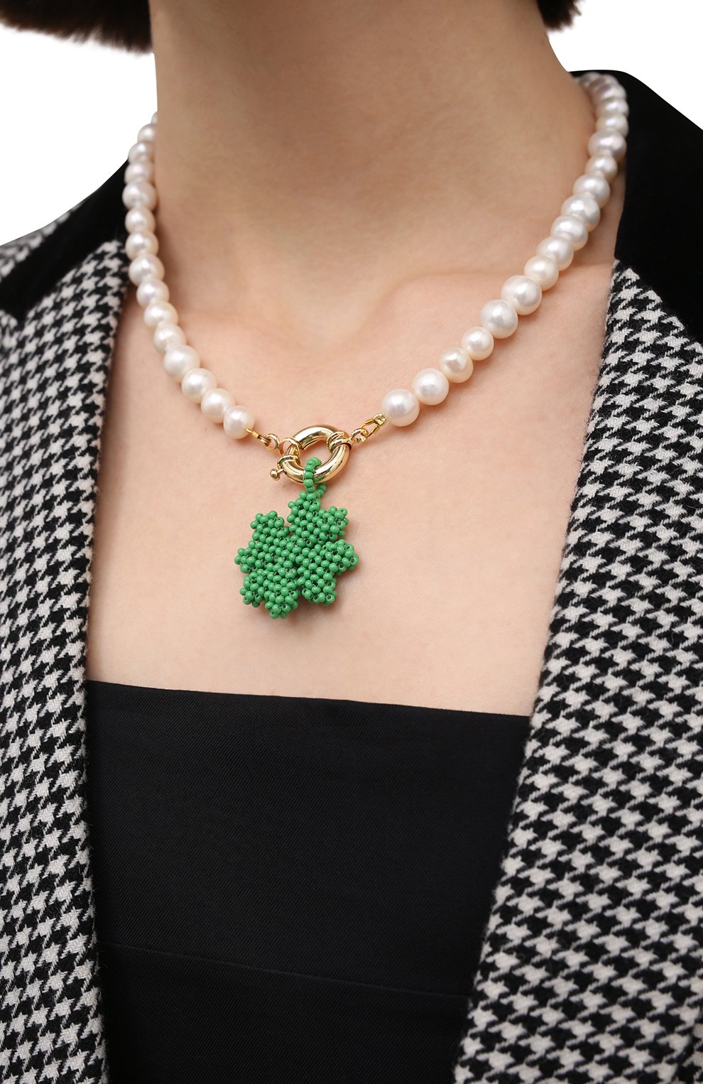 Колье клевер удачи HIAYNDERFYT, арт. 1-5GLCLVRP, фото 2