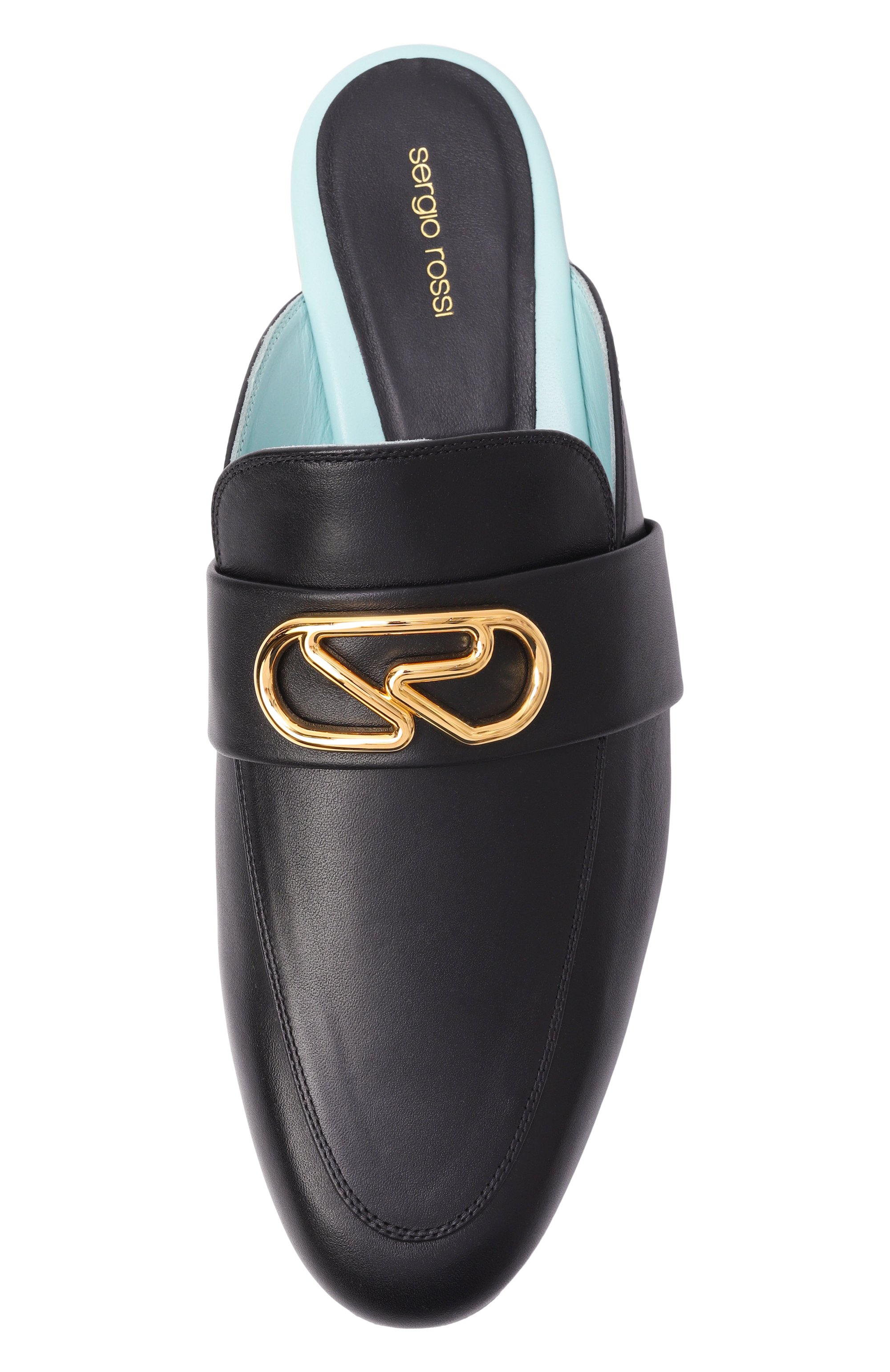 Кожаные сабо surge SERGIO ROSSI черного цвета по цене 83200 руб., арт. B11310/MMVN13, фото 6 Кожаные сабо surge SERGIO ROSSI, арт. B11310/MMVN13, фото 6