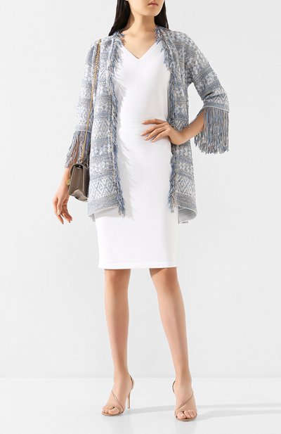 Кардиган D.EXTERIOR голубого цвета по цене 56050 руб., арт. 50549, фото 2 Кардиган D.EXTERIOR, арт. 50549, фото 2