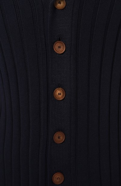 Хлопковый кардиган BRUNELLO CUCINELLI темно-синего цвета по цене 138500 руб., арт. M2870B2303, фото 5 Хлопковый кардиган BRUNELLO CUCINELLI, арт. M2870B2303, фото 5