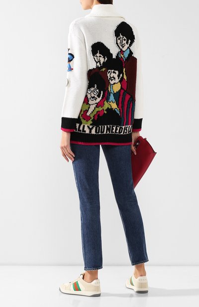 Шерстяной кардиган STELLA MCCARTNEY белого цвета по цене 103000 руб., арт. 578433/S2100, фото 2 Шерстяной кардиган STELLA MCCARTNEY, арт. 578433/S2100, фото 2
