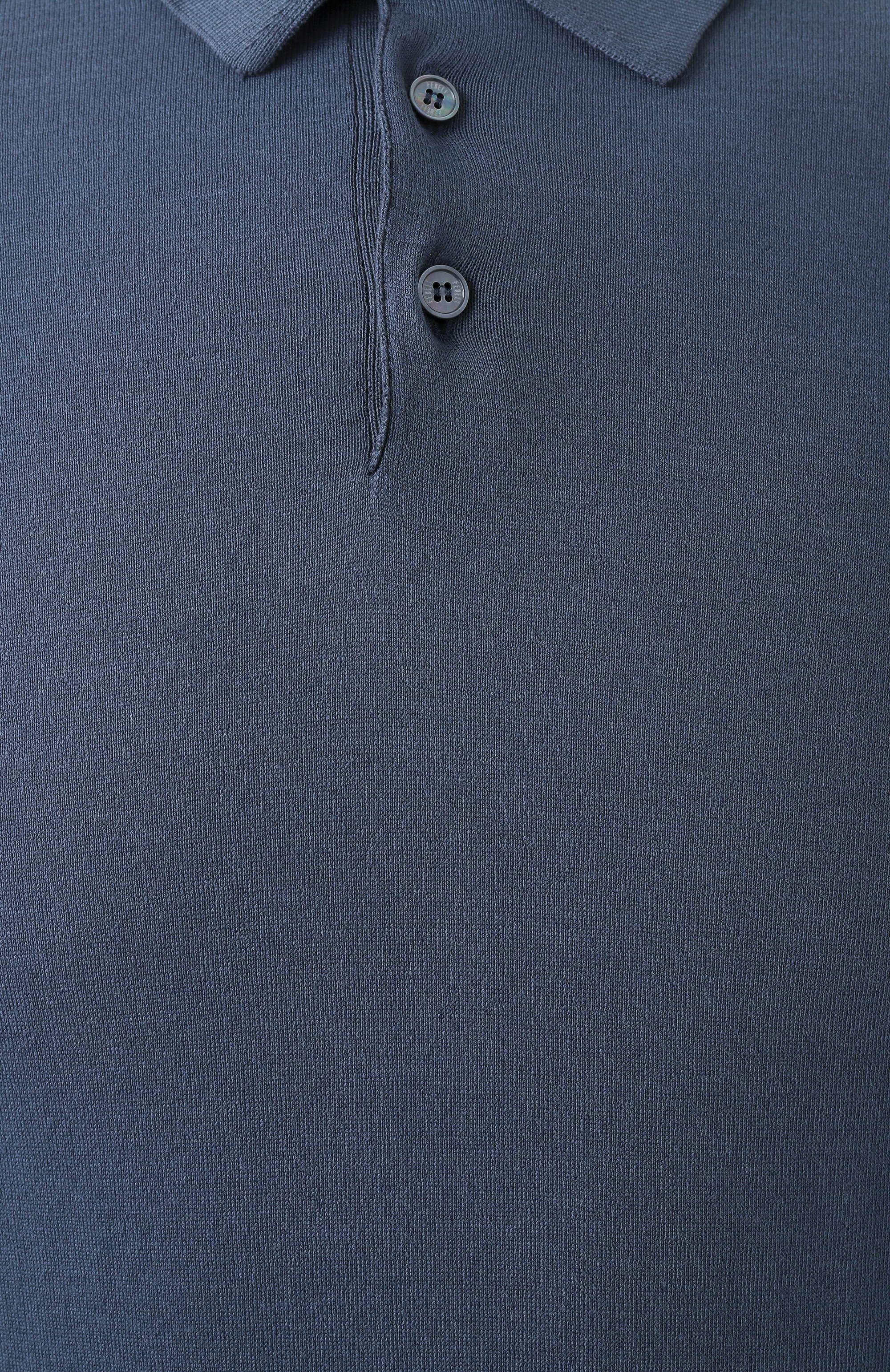 Хлопковое поло FEDELI, арт. 8UED5911, фото 6