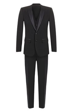 Костюм-тройка из шерсти и шелка DOLCE & GABBANA, арт. GK2WMTFU2Z8 N0000, фото 1