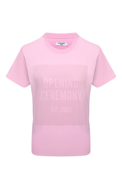 Женская хлопковая футболка OPENING CEREMONY, арт. YWAA001F21JER001