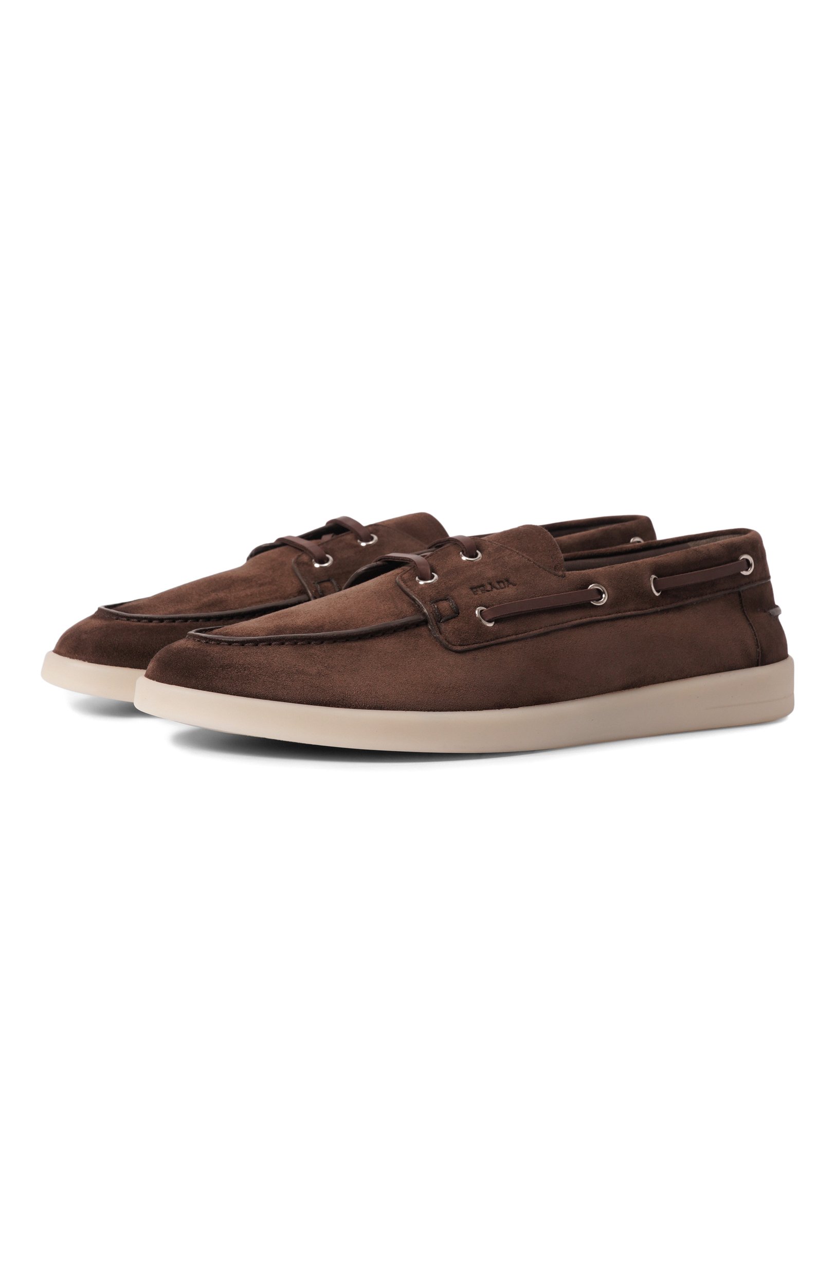 Замшевые топсайдеры PRADA, арт. 2EG503F/G001103, фото 1