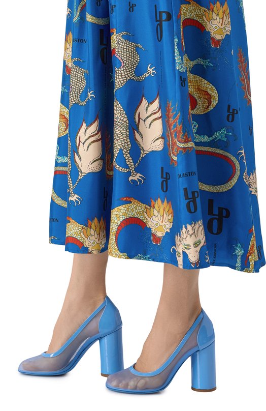 Текстильные туфли Azzurra Mattia Capezzani W484/RETE+VERNICE Голубой  W484/RETE+VERNICE Фото 3