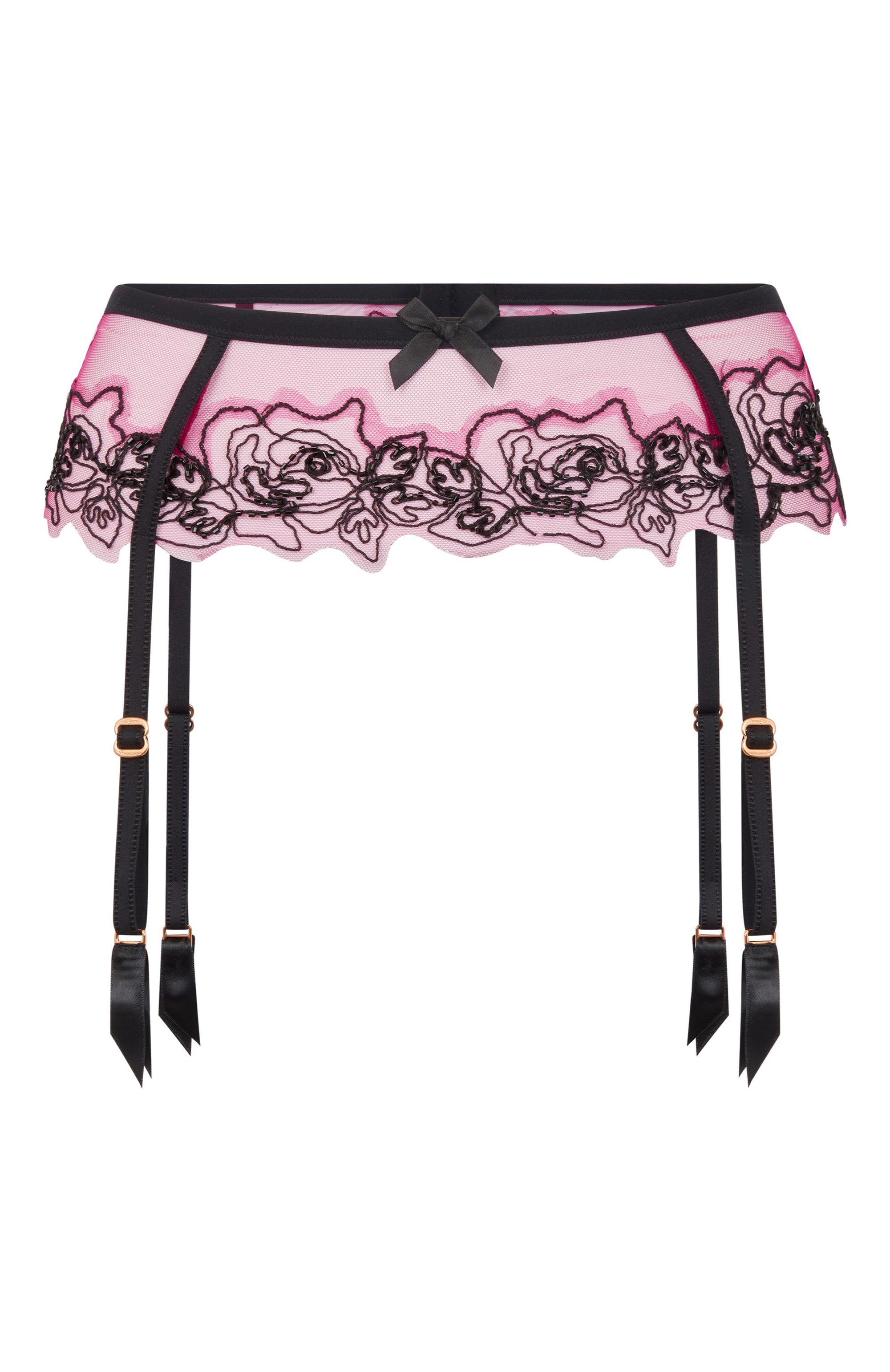 Пояс для чулок lindie AGENT PROVOCATEUR фуксия цвета по цене 31500 руб., арт. AP11090671001, фото 1 Пояс для чулок lindie AGENT PROVOCATEUR, арт. AP11090671001, фото 1