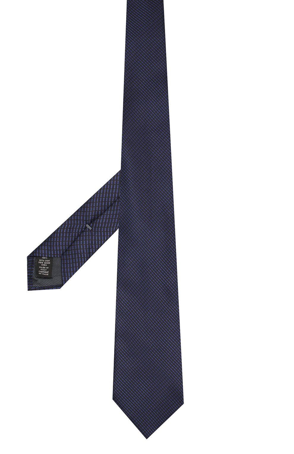 Шелковый галстук ZEGNA темно-синего цвета по цене 23700 руб., арт. Z6E07/1XW, фото 2 Шелковый галстук ZEGNA, арт. Z6E07/1XW, фото 2