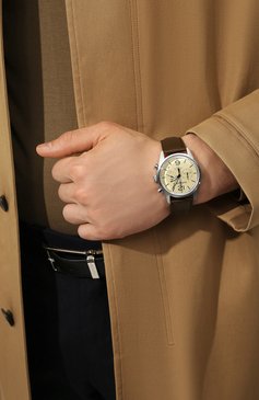 Мужские часы original beige BELL & ROSS бесцветного цвета, арт. BRV126-BEI-ST/SCA | Фото 6 (Механизм: Автомат; Материал корпуса: Сталь; Цвет циферблата: Бежевый; Региональные ограничения белый список (Axapta Mercury): Не проставлено; Нос: Не проставлено; Ограничения доставки: m-style)