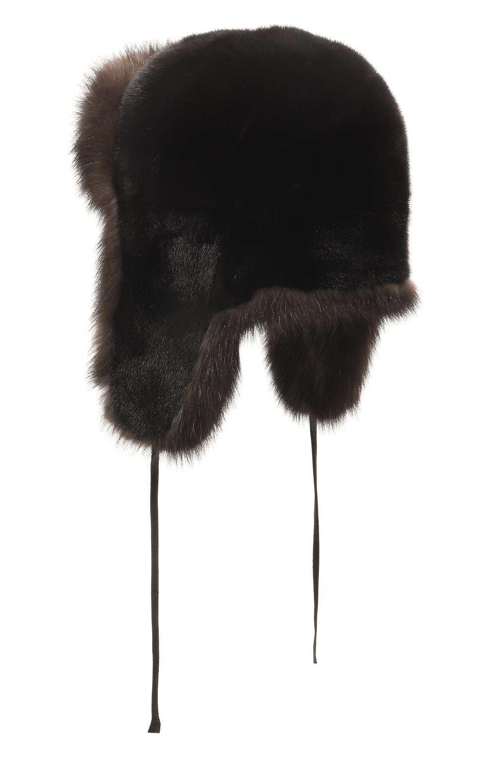 Шапка-ушанка сандра из меха норки и соболя FURLAND, арт. 0139625610017400000, фото 2