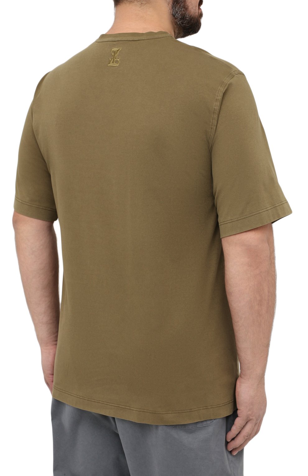 Хлопковая футболка ZILLI SPORT, арт. MFU-13075-447782/0014/5XL-8XL, фото 4