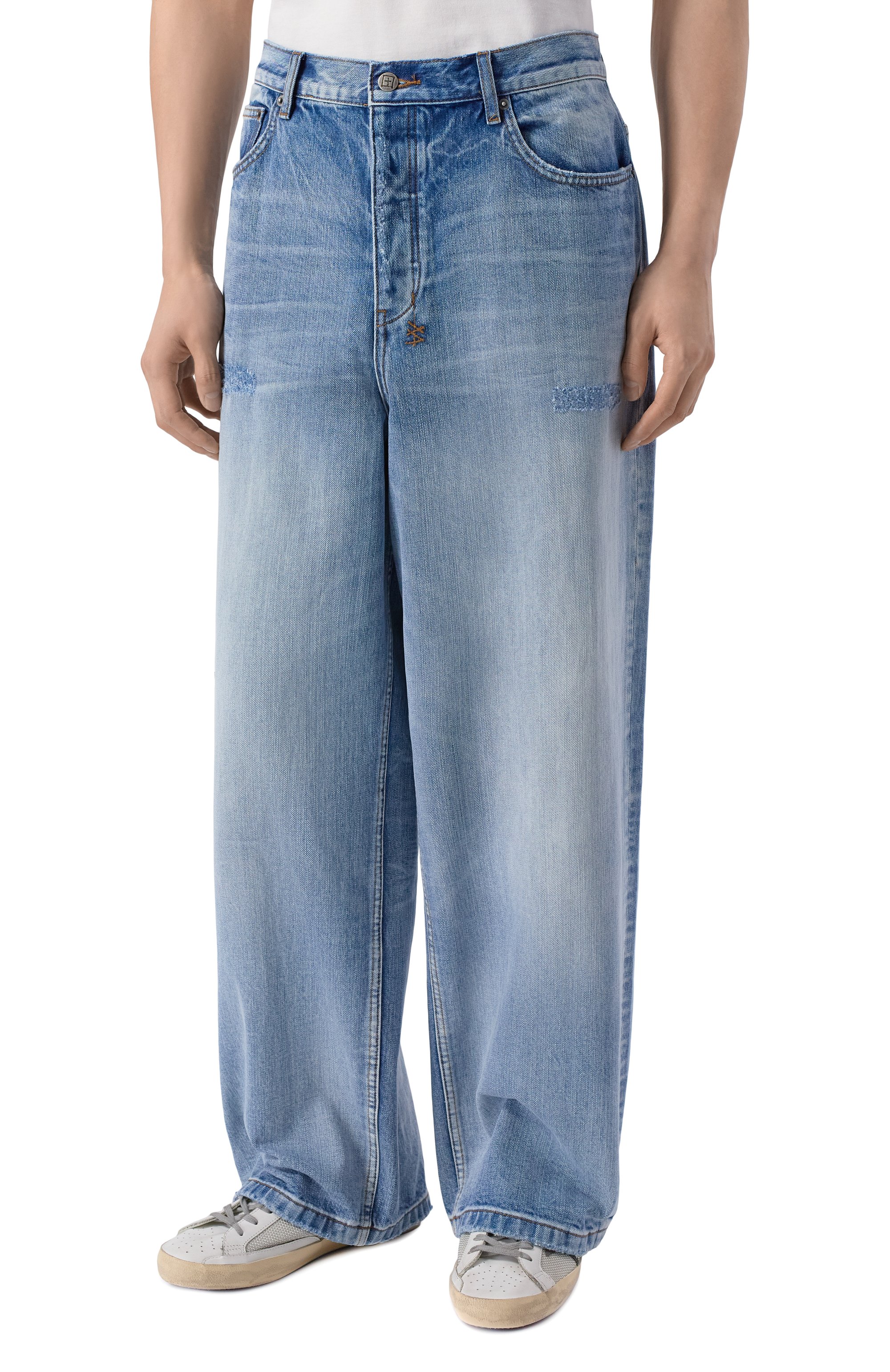 Джинсы maxx dakota blue KSUBI голубого цвета по цене 38700 руб., арт. MPS26DJ102, фото 3 Джинсы maxx dakota blue KSUBI, арт. MPS26DJ102, фото 3