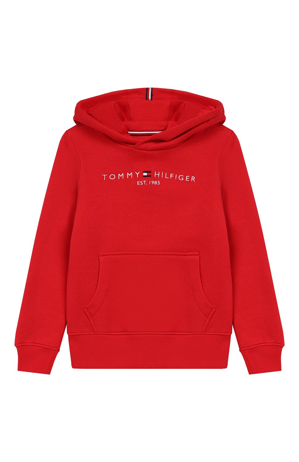 Худи TOMMY HILFIGER красного цвета по цене 5990 руб., арт. KB0KB05057, фото 1 Худи TOMMY HILFIGER, арт. KB0KB05057, фото 1