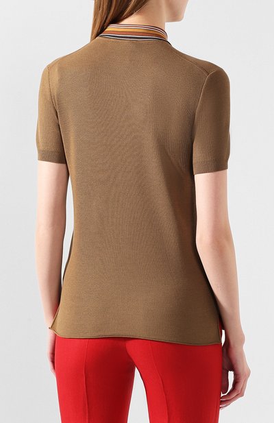 Поло из смеси шелка и хлопка LORO PIANA, арт. FAL1362, фото 4