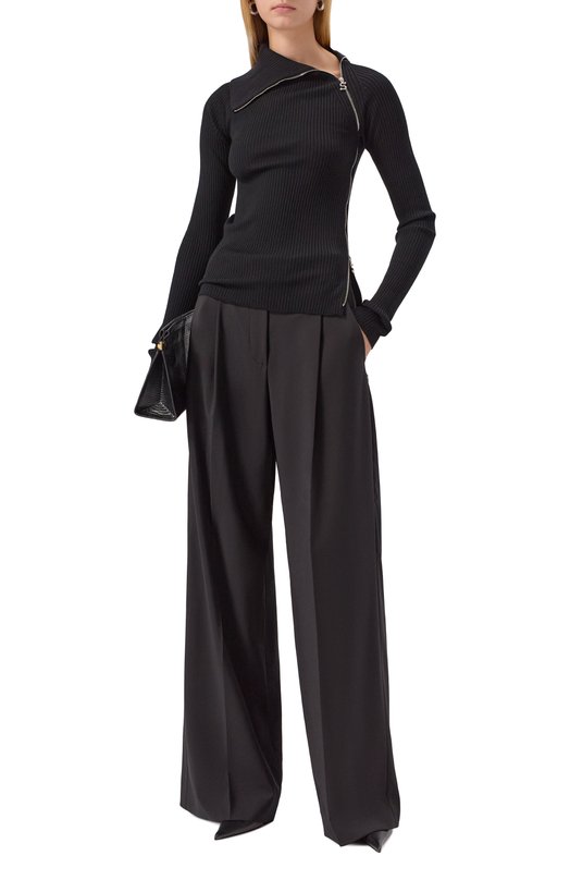Шерстяная водолазка Sportmax PINNA Чёрный  PINNA Фото 2