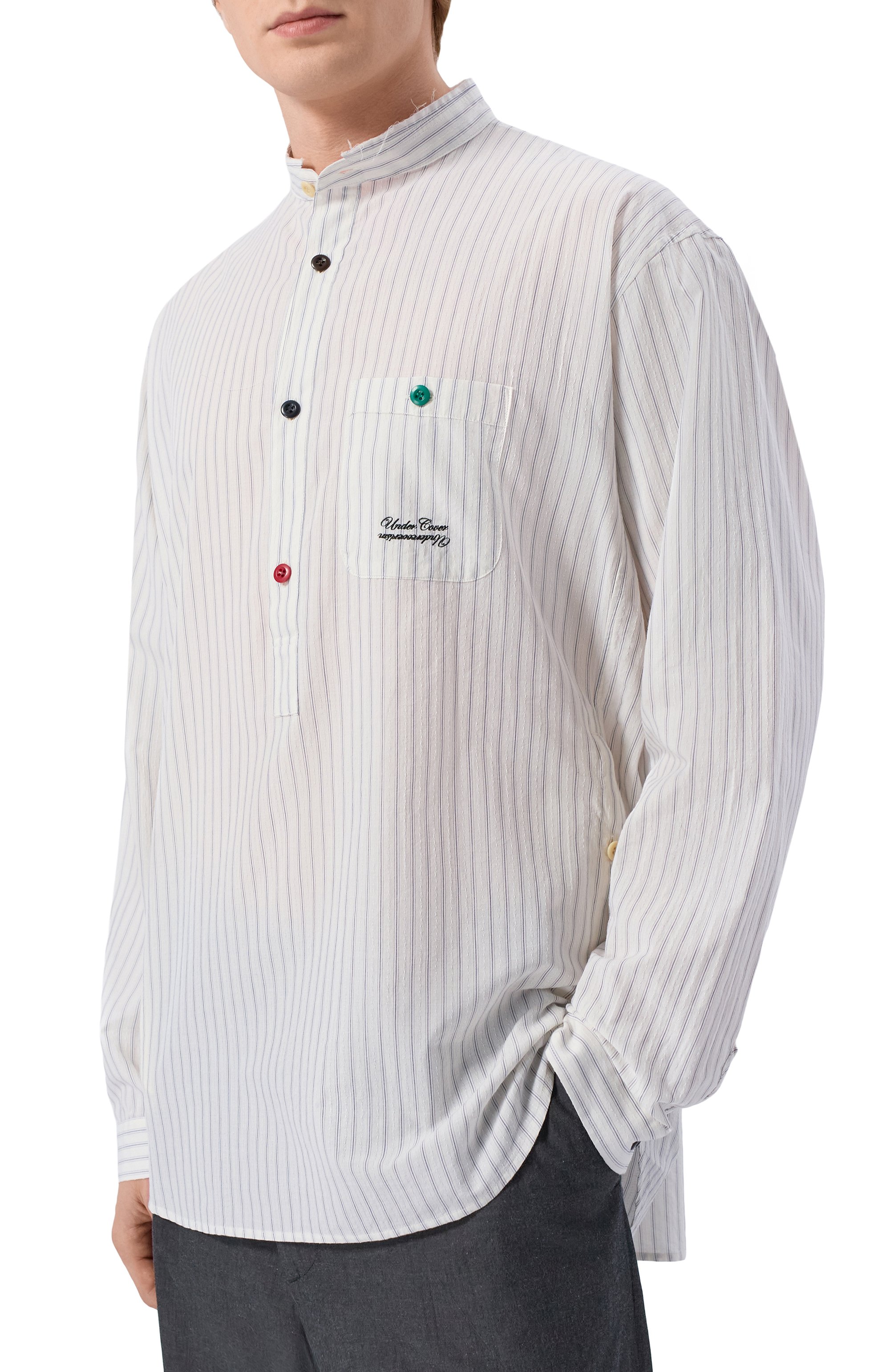 Хлопковая рубашка UNDERCOVER, арт. UP1F4401, фото 3