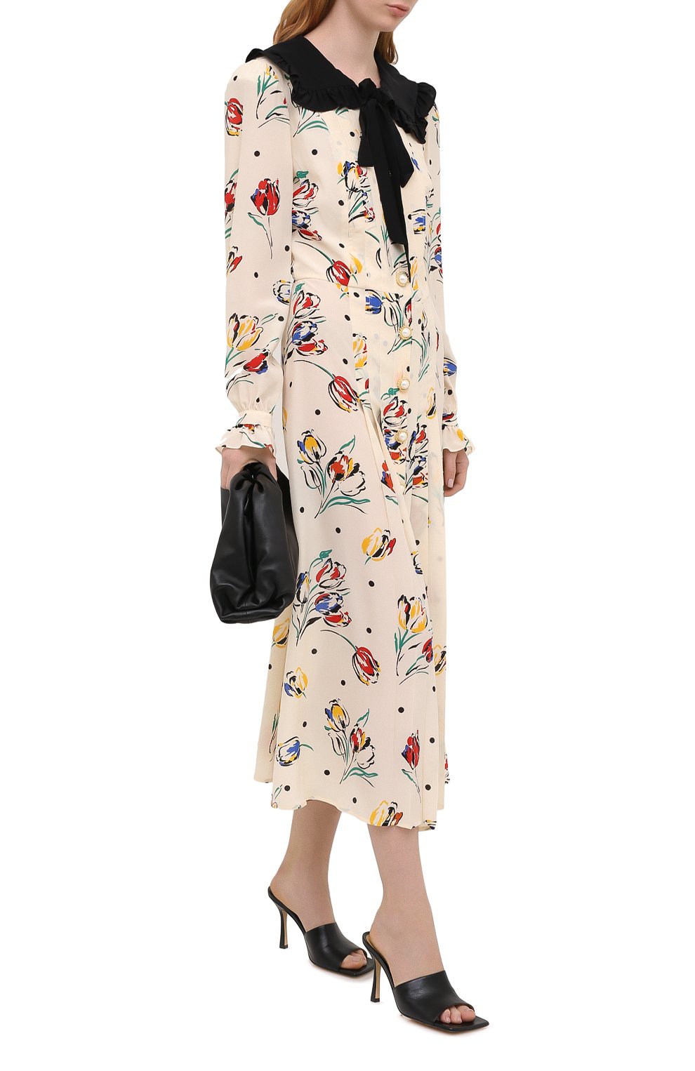 Шелковое платье ALESSANDRA RICH, арт. FAB2207-F2901, фото 2