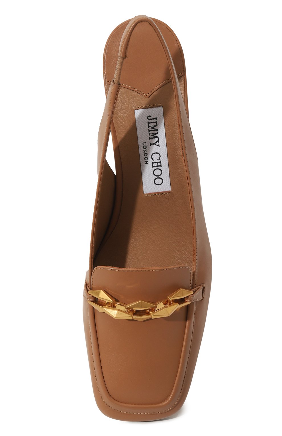 Кожаные туфли diamond tilda JIMMY CHOO коричневого цвета по цене 76900 руб., арт. DIAM0ND TILDA SB 45/CLF, фото 6 Кожаные туфли diamond tilda JIMMY CHOO, арт. DIAM0ND TILDA SB 45/CLF, фото 6