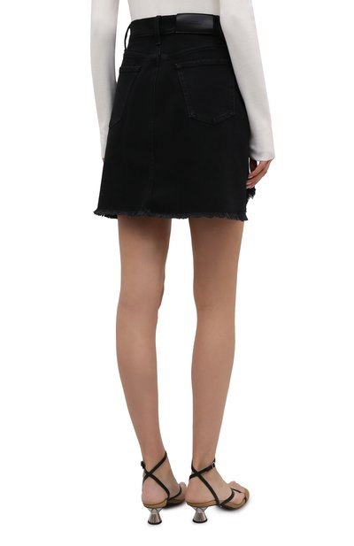 Джинсовая юбка 7 FOR ALL MANKIND, арт. JSSKB340FA, фото 4