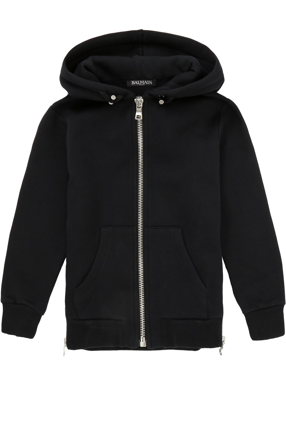 Спортивный кардиган из хлопка с декоративными молниями по бокам BALMAIN, арт. W7E/8002/J928, фото 1
