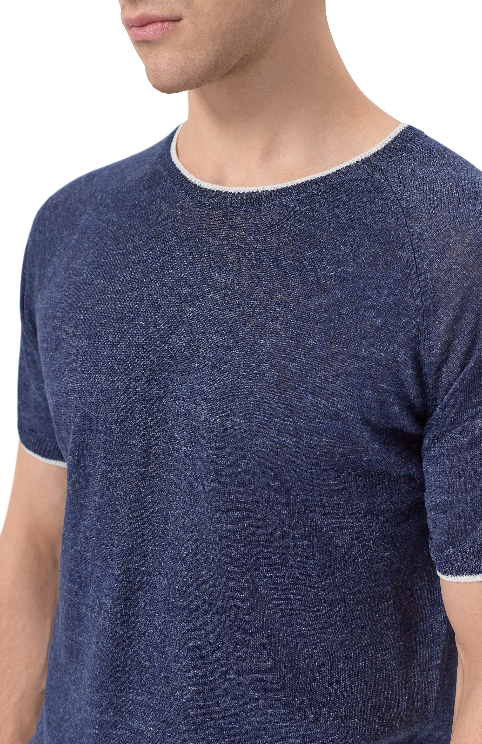 Льняной джемпер KITON, арт. UMK0981, фото 5