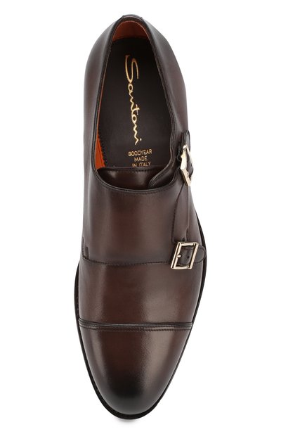 Кожаные монки SANTONI, арт. MCKE14304UJ1IGTQT60, фото 5