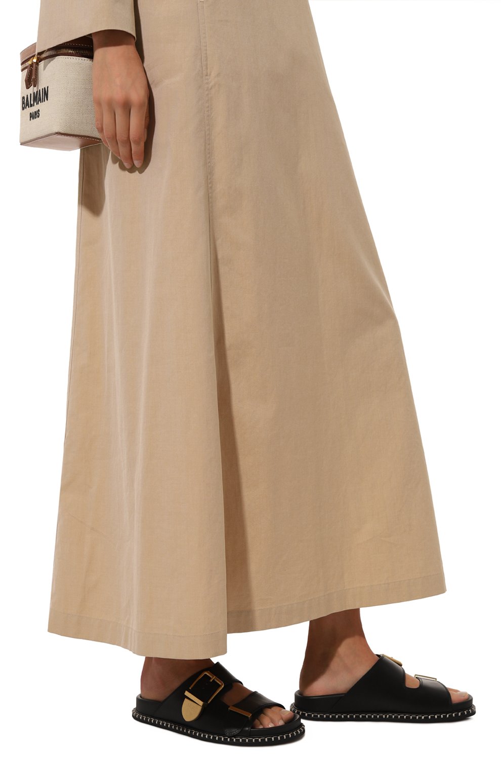 Кожаные шлепанцы rebecca CHLOÉ, арт. CHC24S981D1, фото 3