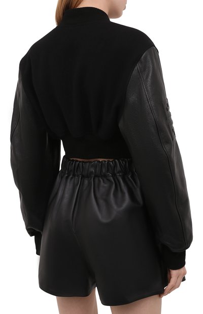 Шерстяной бомбер GIVENCHY черного цвета по цене 266000 руб., арт. BW00CQ611N, фото 4 Шерстяной бомбер GIVENCHY, арт. BW00CQ611N, фото 4