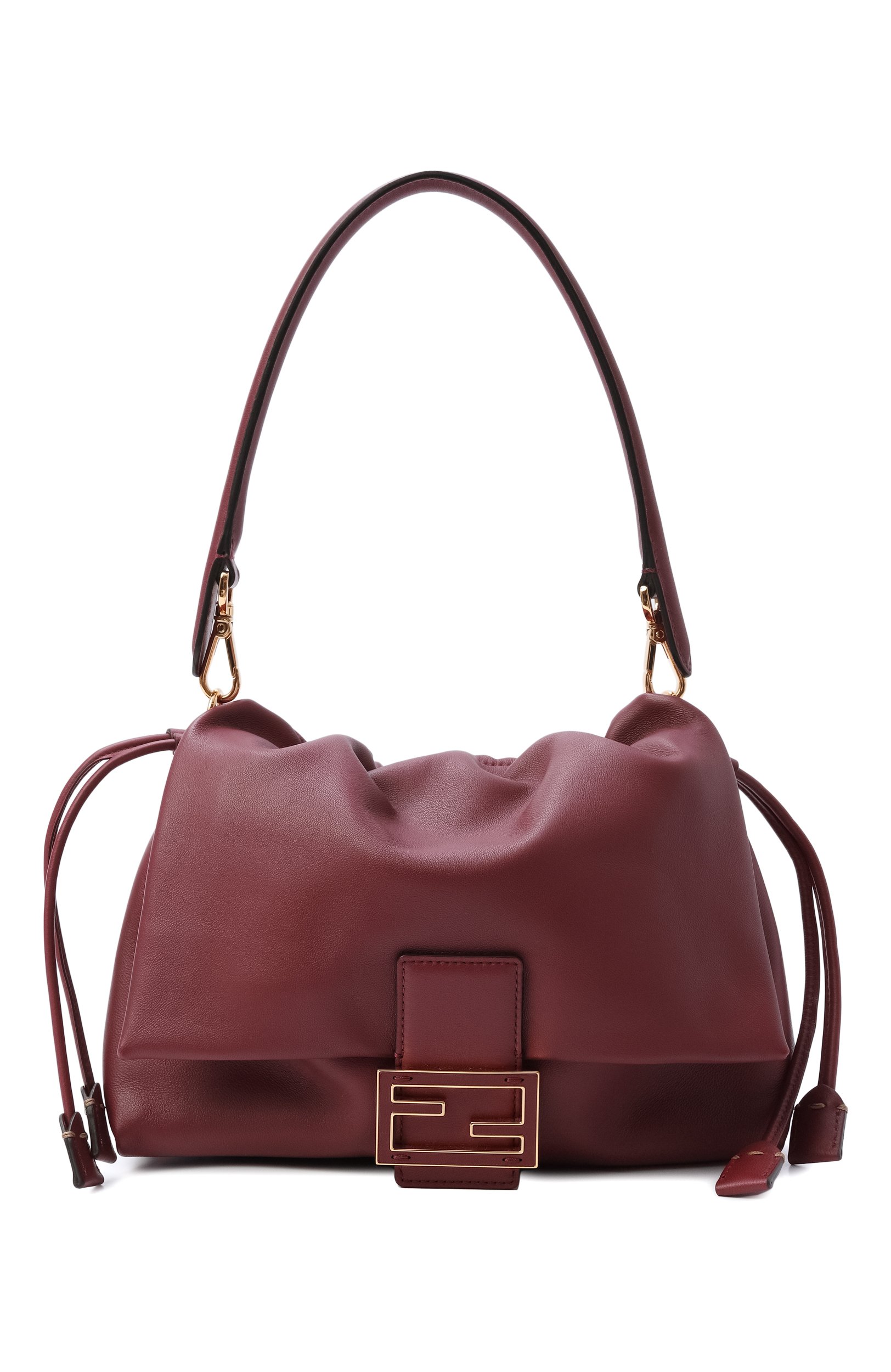 Сумка mamma baguette medium FENDI бордового цвета по цене 466000 руб., арт. 8BR833/AQ0D, фото 1 Сумка mamma baguette medium FENDI, арт. 8BR833/AQ0D, фото 1