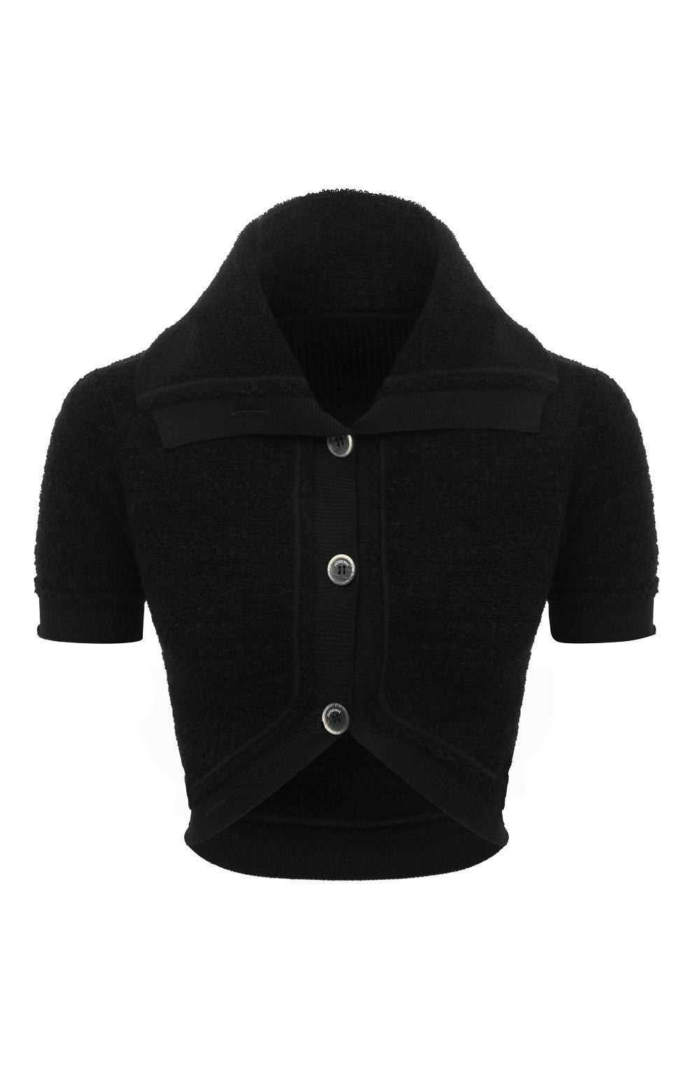 Кардиган JACQUEMUS черного цвета по цене 49950 руб., арт. 22H223KN055/2154BLACK, фото 1 Кардиган JACQUEMUS, арт. 22H223KN055/2154BLACK, фото 1