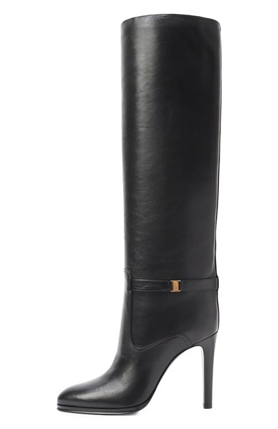 Кожаные сапоги diane SAINT LAURENT, арт. 743797/25V00, фото 4