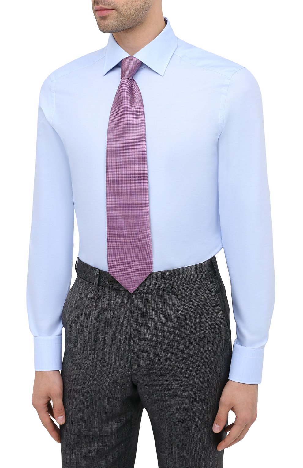 Хлопковая сорочка ZEGNA, арт. 801030/9MS0BR, фото 4