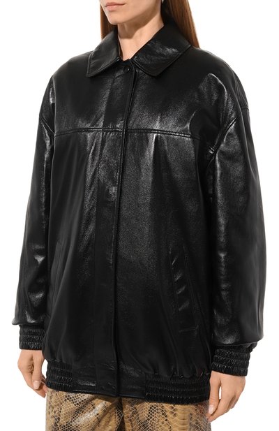 Кожаный бомбер ZEYNEP ARCAY, арт. PF24JK08, фото 3