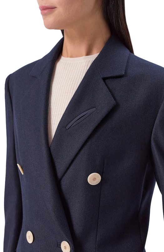 Кашемировый жакет Giorgio Armani GW002970/TE15278 Синий  GW002970/TE15278 Фото 5