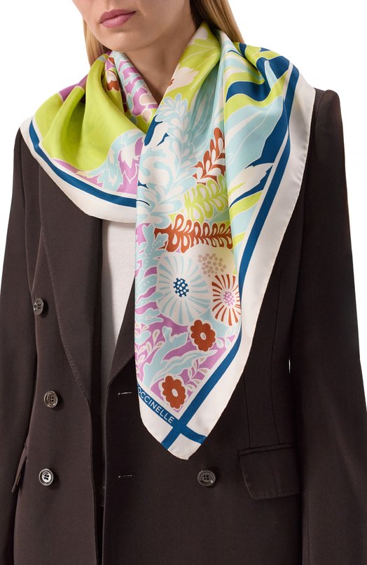 Шелковый платок Coccinelle E7 UY3 38 01 01 Разноцветный  E7 UY3 38 01 01 Фото 2