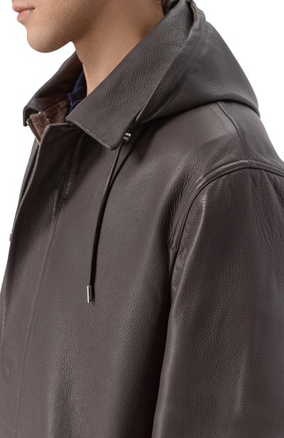 Кожа ная парка MVST, арт. M25.1PM.C003*/CERV0 SILKY, фото 5